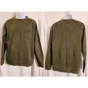 Volcom Jeans Green Crewneck Sweatshirt Sz M